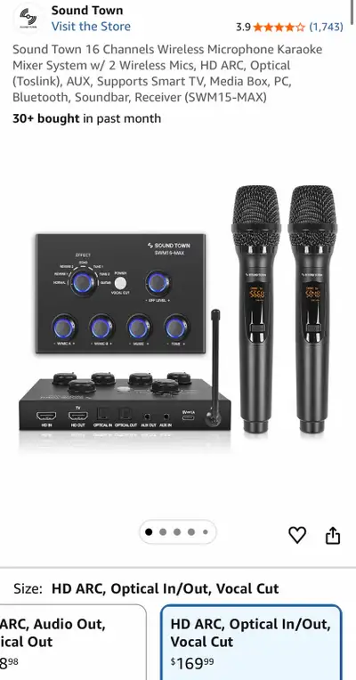 Sound Town Karaoke System, View more