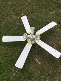 Five Blade Ceiling Fan with Three Lights 