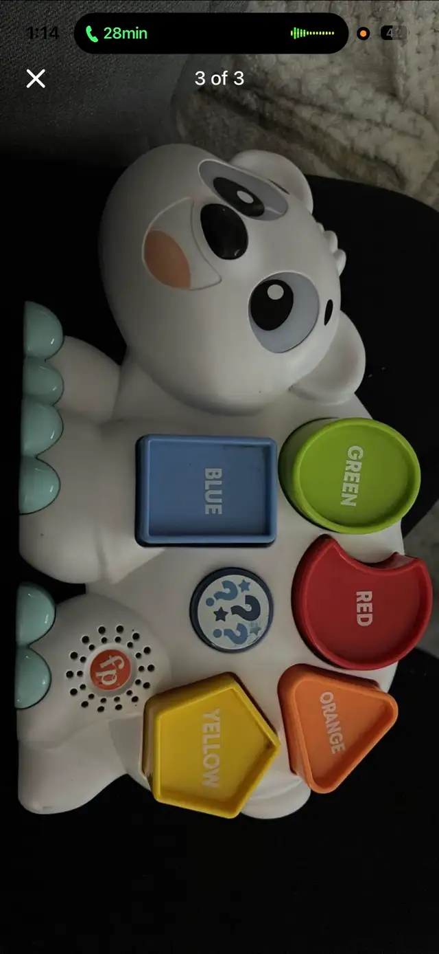 Fisher price polar bear shape sorter in Toys in Owen Sound - Image 3