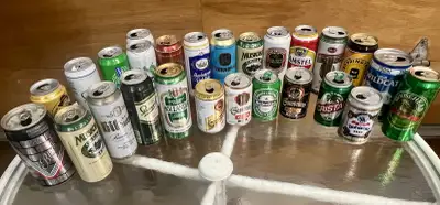 26 Empty Beer Cans Collectables, View more