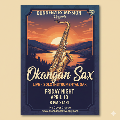 Okanagan Sax - Live Show at DunnEnzies, View more