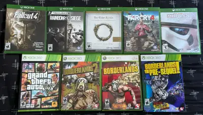 360 Games - $5 Xbox One - $10 OBO
