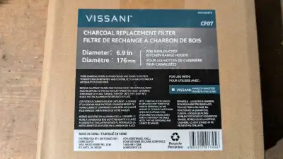 Vissani Charcoal Replacement Filter for Range Hood Model WA0275/WA0876P / WG1276B/WT0976 Selling bec...