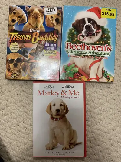 3 Great Dog Dvds. Set of 3, View more