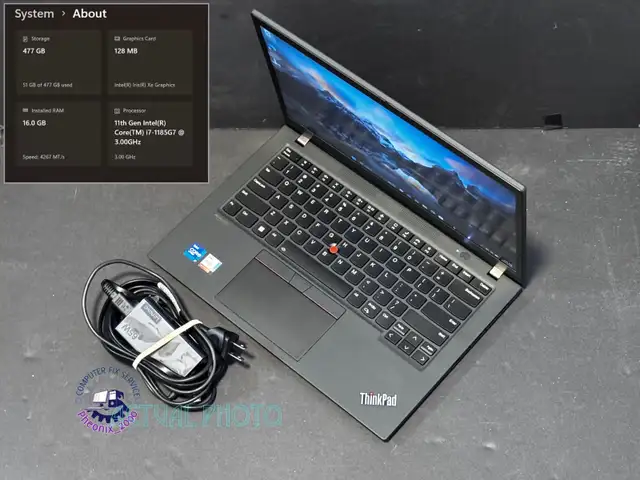 Lenovo ThinkPad T14s Gen 2 Laptop, Intel 4-Core i7-1185G7 in Laptops in Ottawa - Image 2