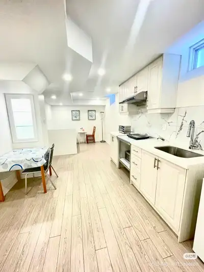 Downtown Markham newly renovated, very clean and bright basement apartment with 9 ft high ceilings f...