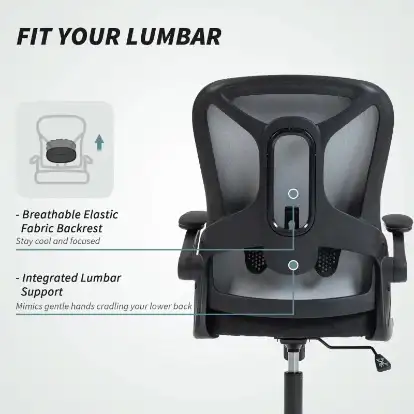Ergonomic Office Chair, Swivel Desk Chair in Chairs & Recliners in Markham / York Region - Image 5