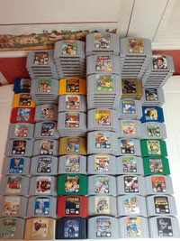 Nintendo 64  +  Jeux  +  Accessoires
