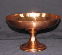 1970s Coppercraft Guild 100% Solid Copper Pedestal – Rare Find