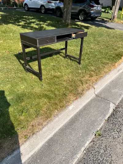 free desk at curb, View more