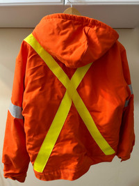 High visibility winter wortcoat 