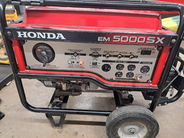 Honda em5000sx generator in Other in Truro