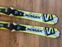 Salomon XMAX JR 100cm kids skis with bindings