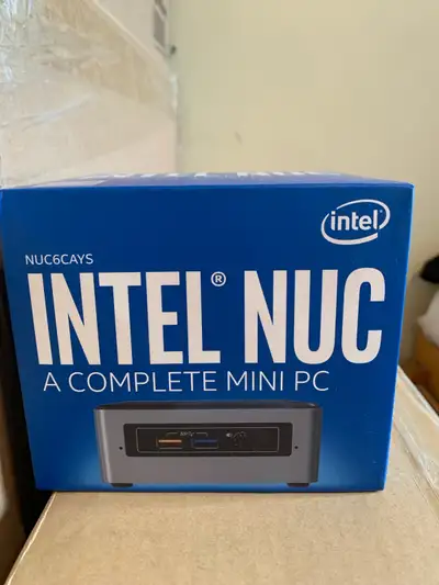 InteI NUC6CAYS CRUCIAL 500GB SSD 2,5 inch Kingston DDR3 L 2X4GB 8GB Total Microsoft Windows 11 Pro 6...