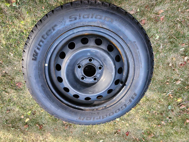 215/ 60/ 16 BFgoodrige  snow tires on rims in Tires & Rims in Kitchener / Waterloo - Image 3