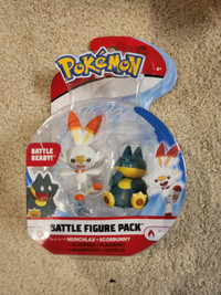Pokemon Munchlax & Scorbunny Battle Figure Pack New in Package
