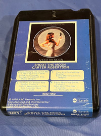 Carter Robertson Shoot the Moon 8-Track Tape