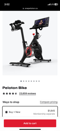 Peloton bike online kijiji