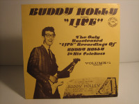 BUDDY HOLLY RECORDED LIVE VOLUME #1 LP VINYL RECORD ALBUM