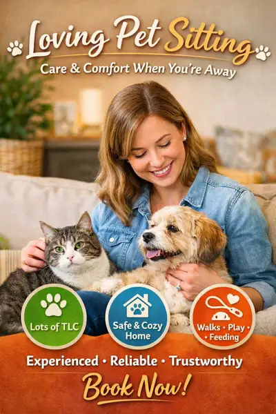 In home Pet Sitting , View more