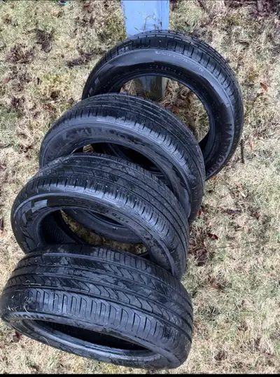 All Season Tires 205-55-16 (Barely Used) Barely used all season tires, used it for half a season aro...