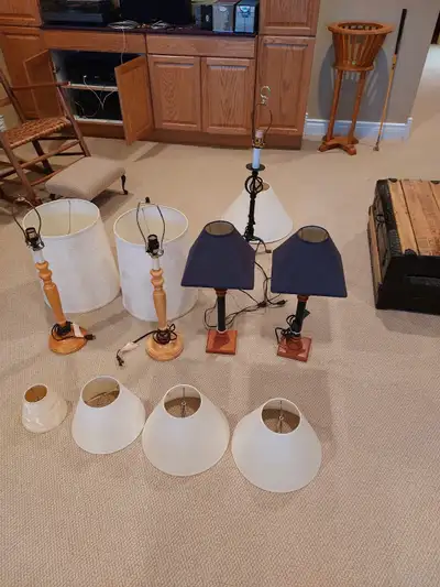 Table lamps and shades , View more