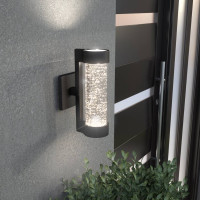 BUBBLE ELEMENT BLACK INTEGRATED LED OUTDOOR LIGHT