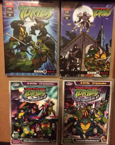 Assorted ninja turtles dvd's seasons, View more