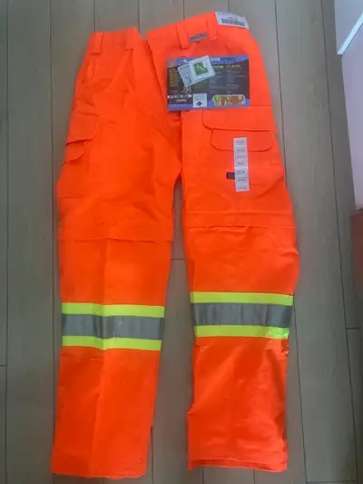 New Size 34 Coolworks® • Orange Ventilated Safety Workpants, View more