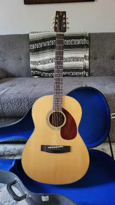 1970s Yamaha FG75 Japanese Tan Label Acoustic Guitar, View more