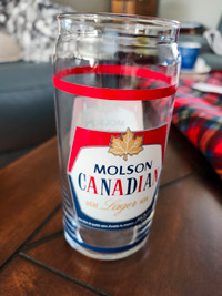 VINTAGE MOLSON CANADIAN LAGER BEER GLASS