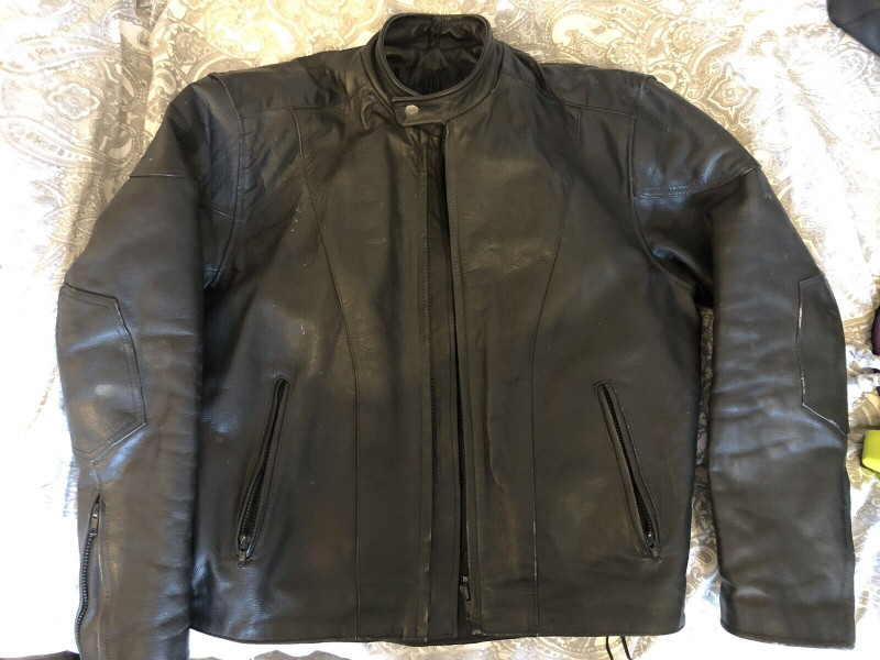 Roadkrome Genuine Leather Motorcycle jacket | Men's | Cambridge | Kijiji
