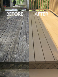 Weather is great, let’s get your deck refinished!