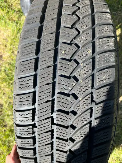 4 Mirage Winter Tires 215/60R16 with Steel Rims on sale, used only for one season! Came off a 2015 P...