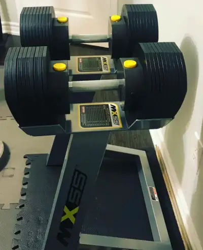 mx55 adjustabke dumbbells with stand , View more