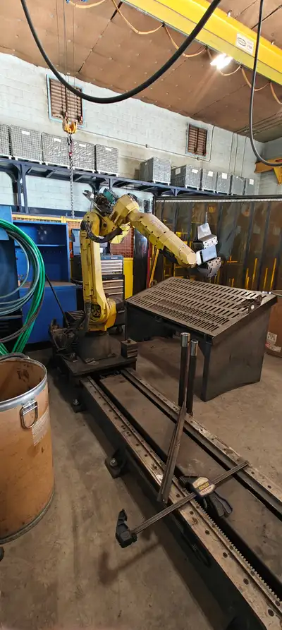 Fanuc M-2iA robot on a 2 meter rail, View more