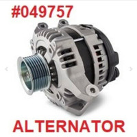 REPLACEMENT ALTERNATOR FOR SELECT VEHICLES (MODEL: 049757)