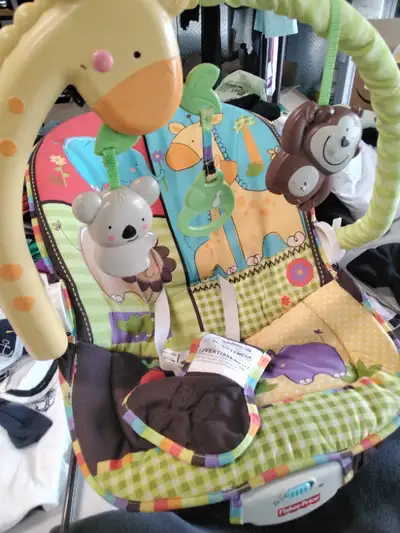 Baby bouncer and vibrates Smoke free home