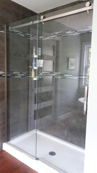 portes de douche en verre