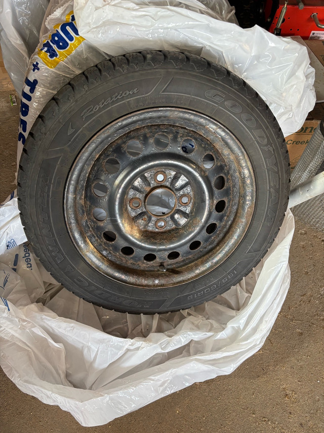 195/60R15 Goodyear Nordic Winter tires and rims in Tires & Rims in Oakville / Halton Region