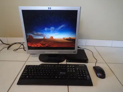 TINY PC BUNDLE (8GB, 500GB HD, WIFI, MONITOR, KEYBOARD, MOUSE), View more