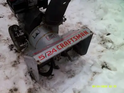 CRAFTSMAN 5/24 2-STAGE SNOWBLOWER., View more