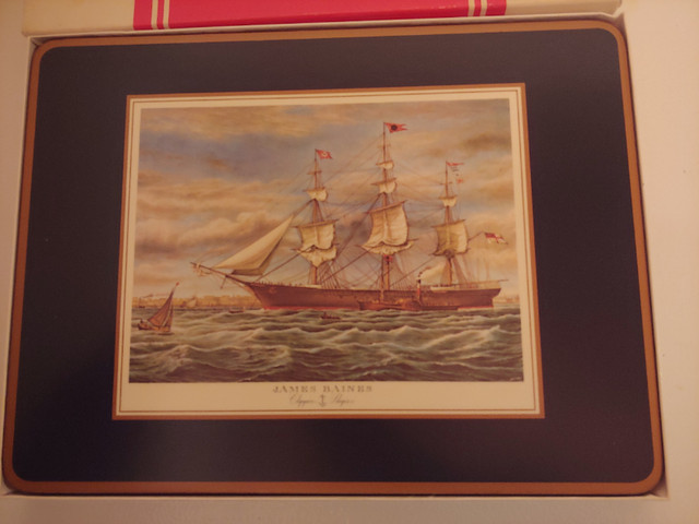 Pimpernel James Baines Clipper ship placemats in Arts & Collectibles in Oshawa / Durham Region - Image 3