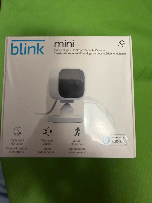 Blink Mini 1080p HD Smart Digital Camera with Motion Sensor new in General Electronics in Oakville / Halton Region - Image 2