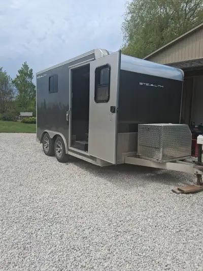 Turn key Mobile Pet Grooming Trailer Honda 7000 Generator 1500 BTU Colemane AC Invertor system New T...