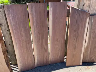 Kiln dried 1" Black walnut. oversized thickness planned to 1". Most pieces are one side live and 1 s...