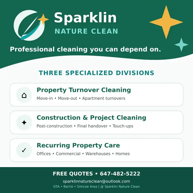 ✨ Professional cleaning you can depend on!