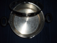 T-Fal Stainless Steel Cooking Pot with Glass Lid