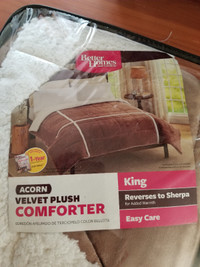 King Velvet Plush Comforter