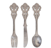 Giant Spoon, Fork and Knife Art